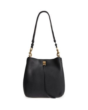 Rebecca Minkoff Darren Deerskin Leather Shoulder Bag - Black