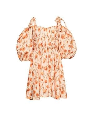Vasiliki Aurelia Mini Off-Shoulder Dress - Pink