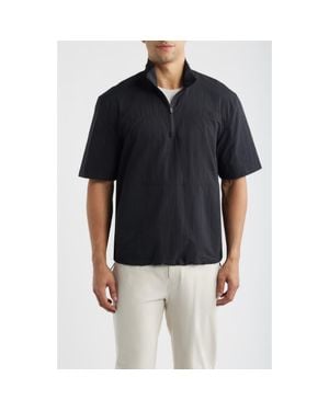 Zella Golf Pro Short Sleeve Quarter Zip Top - Black