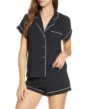 UGG Ugg Amelia Short Jersey Pajamas - Black
