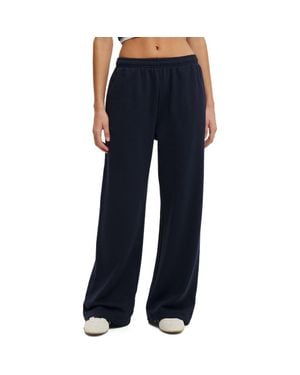 Cotton On Wide Leg Sweatpant - Blue
