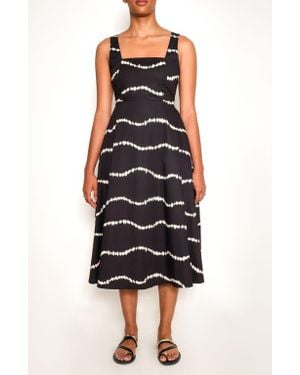 The Lulo Project Breeze Stretch Cotton Sundress - Black