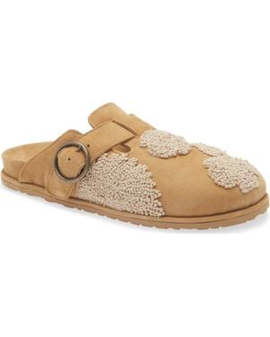 Laidbacklondon Drift French Knot Slide Sandal - Natural