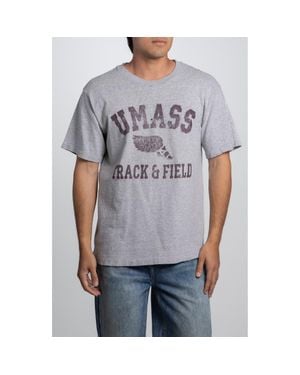 Elwood Vintage Umass Track & Field Tee - Gray