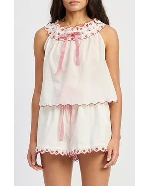 JACQUIE THE LABEL Bonnie Top - White