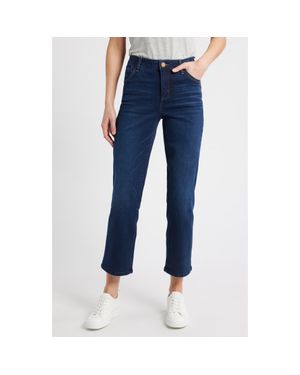Wit & Wisdom Bennett 'Ab'Solution High Waist Ankle Barely Bootcut Jeans - Blue