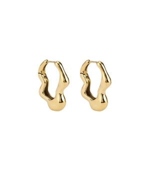 Hey Harper Dazzling Oval Earrings - Metallic