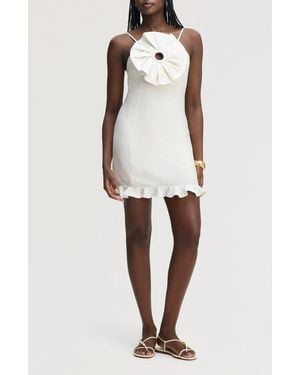Sam Edelman 3D Flower Minidress - White