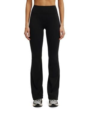 Cotton On Active Ultra Luxe Invisible Scrunch Flare - Black