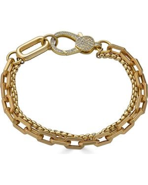 Loni Paul Jewelry Pave Connector Bracelet - Metallic