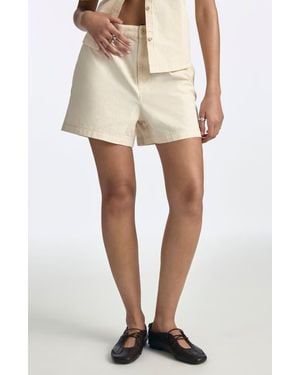 Brooklyn Industries Cotton & Hemp Shorts - White