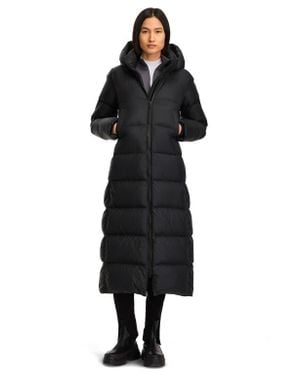 Canada Goose Mystique Tonal Label 750 Fill Power Down Long Puffer Coat - Black