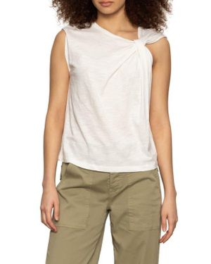 Sanctuary So Twisted Asymmetric Top - White