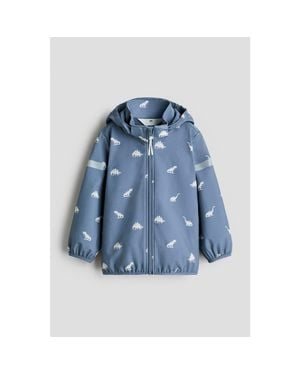 H&M Water-Resistant Softshell Jacket - Blue