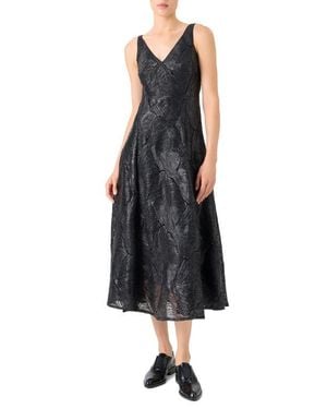 Akris Lace Cocktail Dress - Black