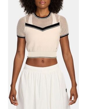 Nike Sportswear Chill Crop Top - Brown