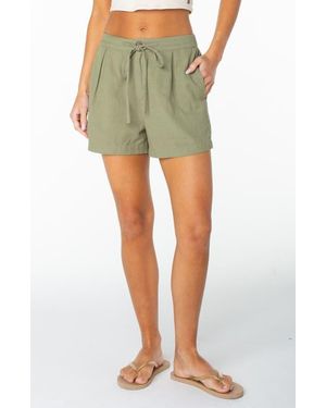 Roxy Mavericks Trouser Shorts - Green