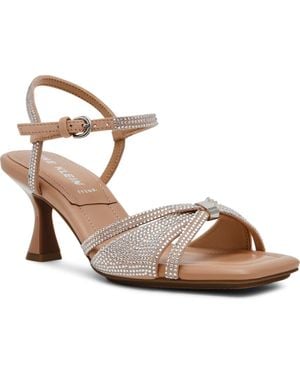 Anne Klein Jelena Ankle Strap Sandal - Metallic