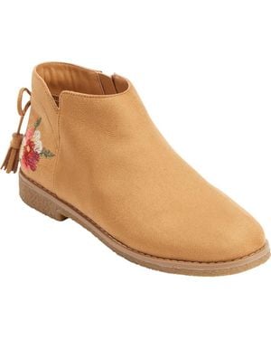Comfortview The Sienna Bootie - Natural