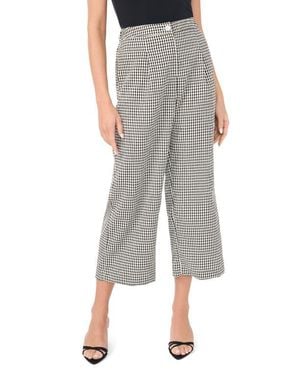 Vince Camuto Crop Straight Leg Pants - Gray