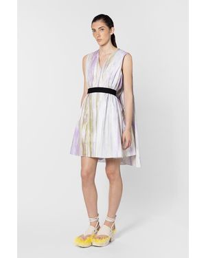 ROKSANDA Elia Printed Cotton Mini Dress - White