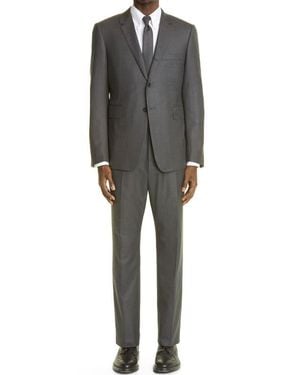 Thom Browne Classic Fit Wool Suit - Gray
