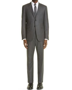 Thom Browne Classic Fit Wool Suit - Gray