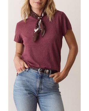 Marine Layer Swing Crewneck T-Shirt - Red