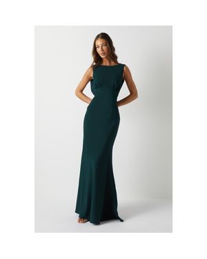 Coast Cowl Back Maxi Bridesmaid Dress in Green | Lyst