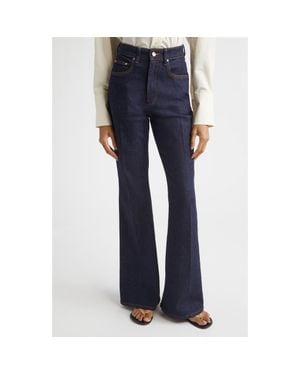 OSSOU Spur High Waist Bootcut Jeans - Blue