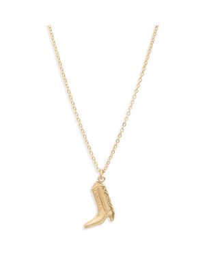 SET & STONES Houston Pendant Necklace - Metallic