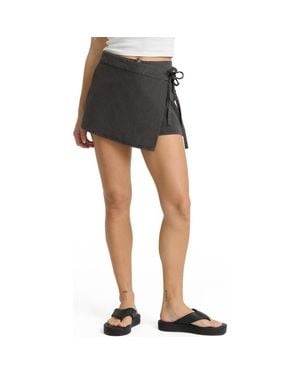 Billabong Your Crush Cotton Wrap Skort - Black