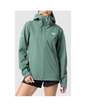 Outdoor Research Stratoburst Packable Rain Jacket - Green