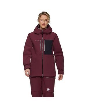 Mammut Stoney Hs Hooded Jacket - Red