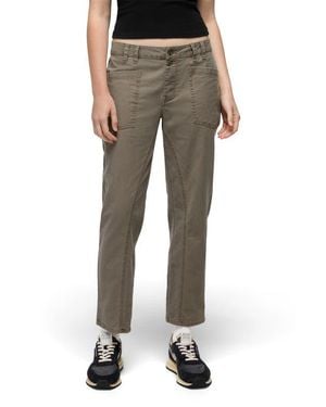 Prana Suton Mid Rise Organic Cotton Blend Ankle Pants - Multicolor