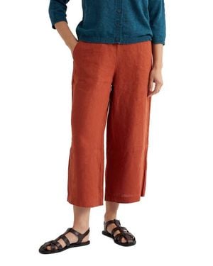 Seasalt Cornwall Merrivale Linen Culottes - Red