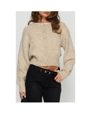 Princess Polly Trevonn Cardigan - Natural