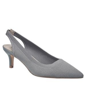French Connection Ladies Viva Slingback Kitten Heel - Gray