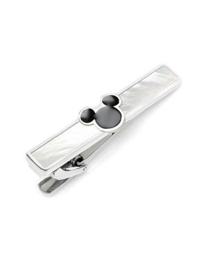 Cufflinks Inc. Mickey Mouse Mother-Of- Tie Bar - Multicolor