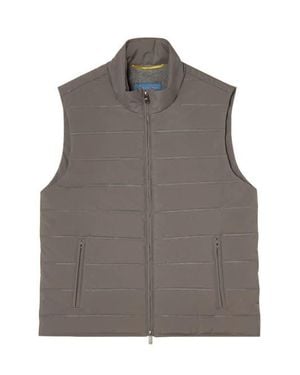 Robert Talbott Driver Quilted Vest - Gray