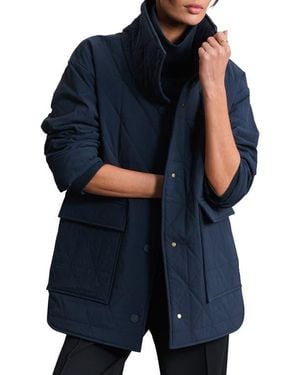 Rhone Monterey Water Repellent Quilted Jacket - Blue