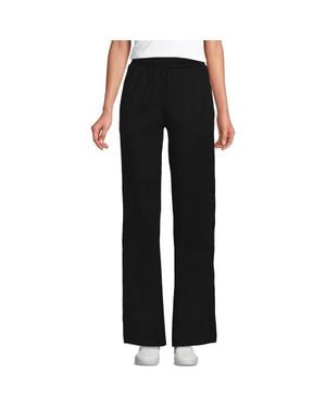 Lands' End School Uniform Active Performance Track Pants - Black