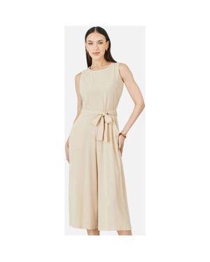 Yumi' Culotte Jumpsuit - Natural