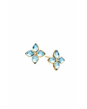 Syna Bloom Mini Florae Studs - Blue