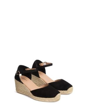 LK Bennett Marissa Espadrille Wedge Sandal - Black