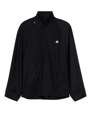 Courreges Cutout Track Jacket - Black