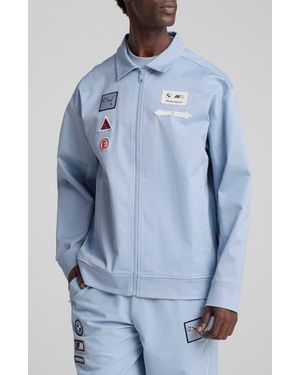 PUMA Bmw M4 Motorsport Zip-Up Coach's Jacket - Blue