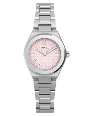Timex Q Continental Mini 24Mm Stainless Steel Bracelet Watch - Metallic