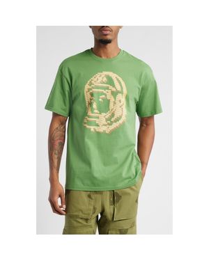 BBCICECREAM Dimensions Cotton Graphic T-Shirt - Green