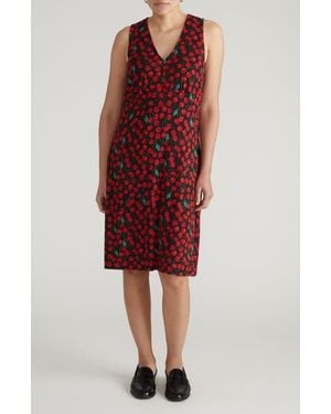 UNIVERSAL STANDARD Lila Jersey Dress - Red